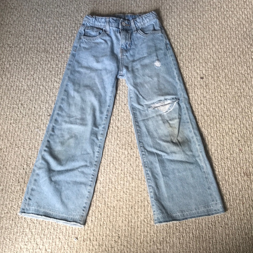 Brand- Old Navy, girls size 8, baggy wide leg, adjustable waist